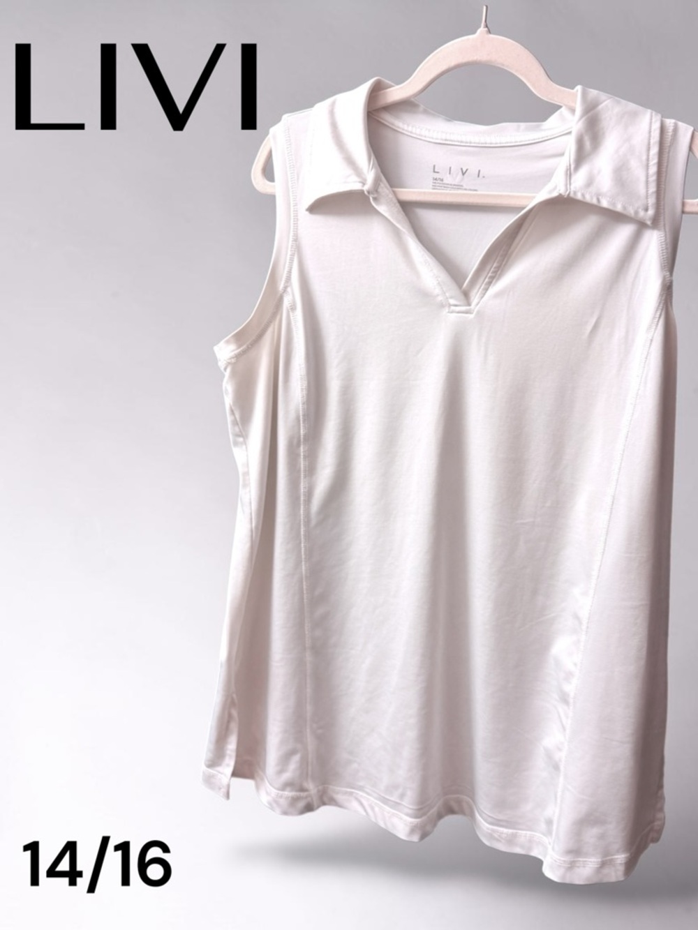 Women's Sleeveless Lightweight Top in White